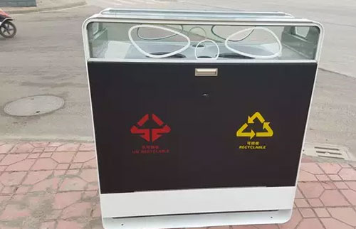 成都高大上果皮箱：有WiFi，靠太陽能工作