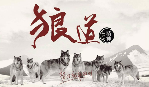 學(xué)習(xí)狼道精神，做好垃圾桶銷售工作